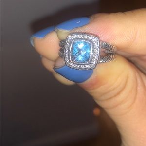 David yurman blue small ring